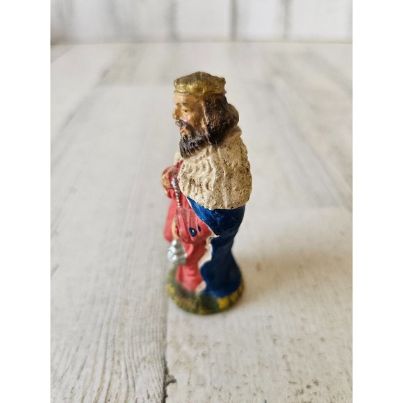 Vintage Italy Wiseman incense nativity mini village Xmas Italia fontanini - Picture 2 of 8